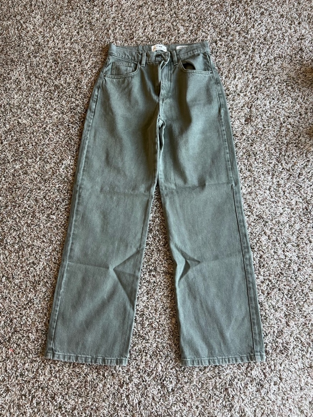 Cotton On Loose Straight Jeans in Olive